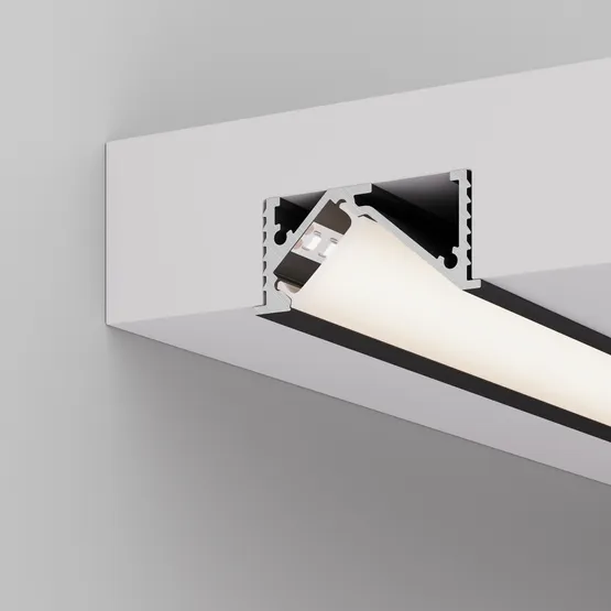 Фото #5 товара Профиль SL-BEVEL-W32-F-2000 ANOD BLACK (Arlight, Алюминий)