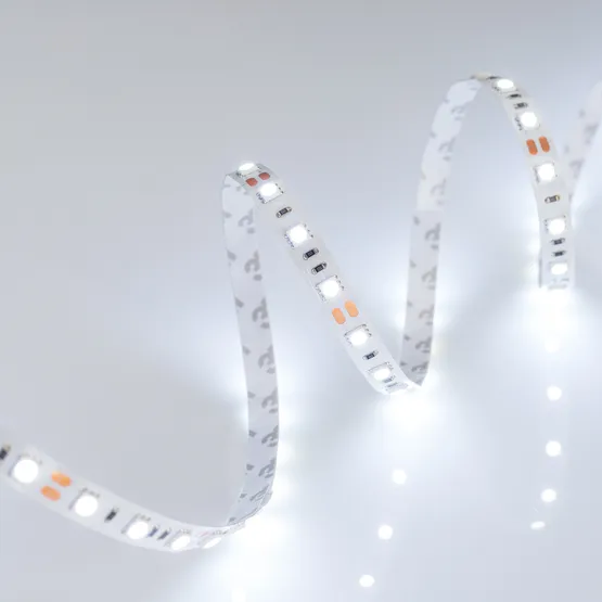 Фото #4 товара Светодиодная лента RT 2-5000 12V Cool 8K 2x (5060, 300 LED, LUX) (Arlight, 14.4 Вт/м, IP20)