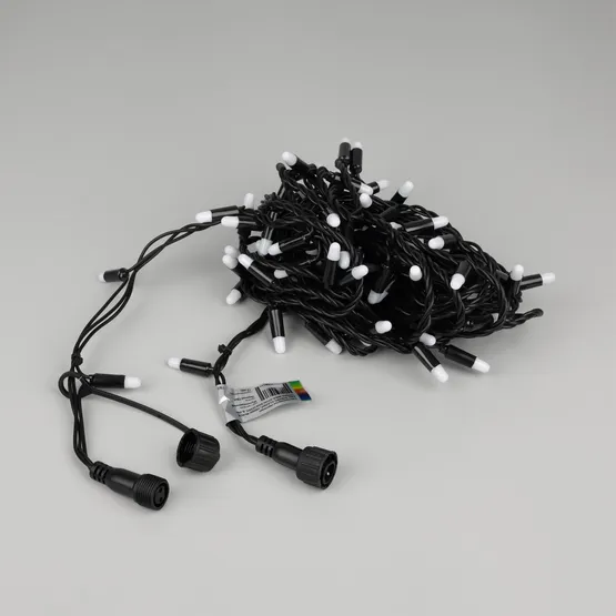 Фото #4 товара Светодиодная гирлянда ARD-STRING-CLASSIC-10000-BLACK-100LED-MILK-LIVE RGB-DMX (24V, 10W) (Ardecoled, IP65, 1 год)