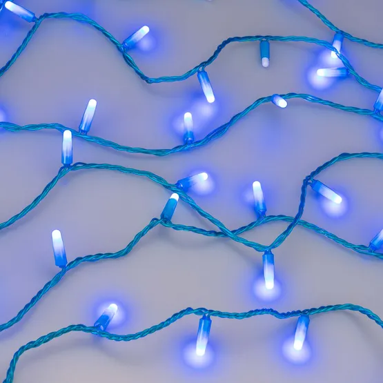 Фото #2 товара Светодиодная гирлянда ARD-STRING-CLASSIC-10000-BLUE-100LED-MILK-FLASH Blue (230V, 7W) (Ardecoled, IP65, 1 год)