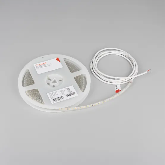 Фото #2 товара Светодиодная лента герметичная RTW-PU-A120-10.5mm 24V Warm3000 (16.8 W/m, IP68, Wire 2m, 5m) (Arlight, -)