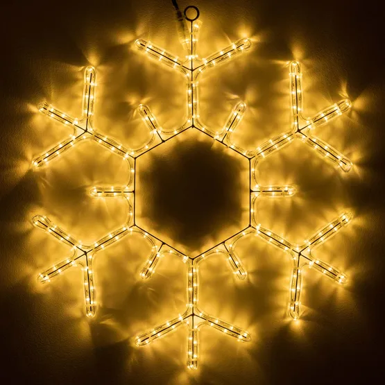 Фото #1 товара Фигура светодиодная ARD-SNOWFLAKE-M5-600x600-360LED Warm (230V, 20W) (Ardecoled, IP65, 1 год)