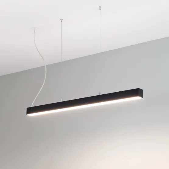 Фото #4 товара Профиль с экраном SL-LINE-5050-2500 BLACK+OPAL (Arlight, Алюминий)