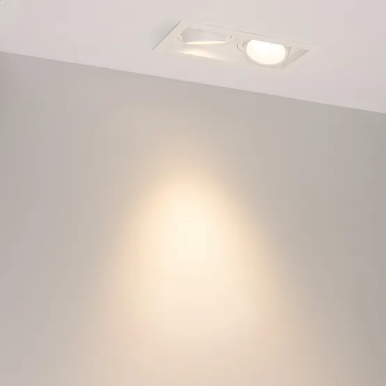Фото #6 товара Светильник MS-VORTEX-BUILT-S210x117-2x20W Warm3000 (WH-WH, 40 deg, 230V) (Arlight, IP20 Металл, 5 лет)