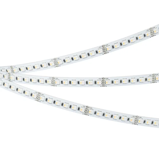 Фото #9 товара Светодиодная лента RT-H120-10mm 24V RGBW-Day-4-in-1 (25 W/m, IP20, 4040, 5m) (Arlight, Открытый)