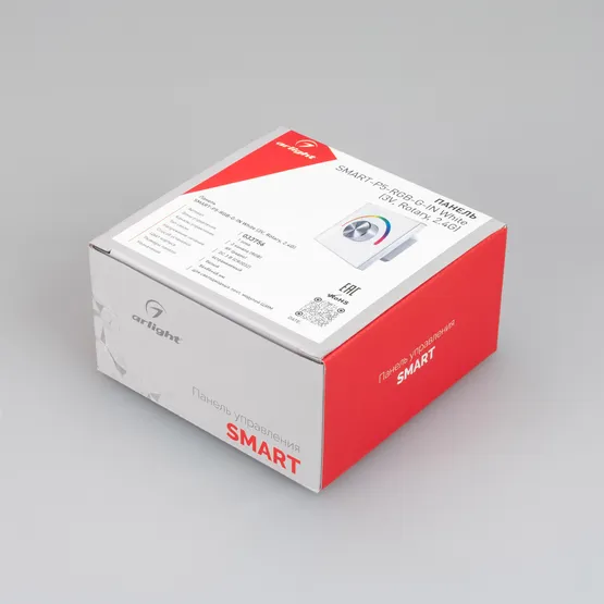 Фото #3 товара Панель SMART-P5-RGB-G-IN White (3V, Rotary, 2.4G) (Arlight, IP20 Пластик, 5 лет)