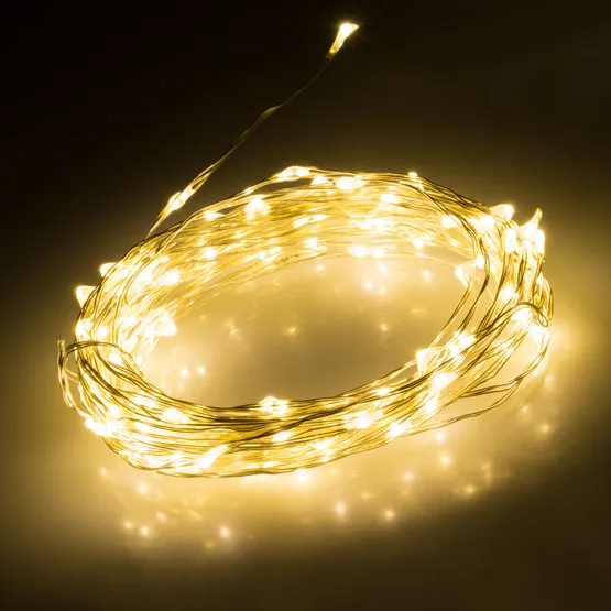 Фото #1 товара Светодиодная нить WR-5000-12V-Warm (1608, 100LED) (Arlight, IP65)