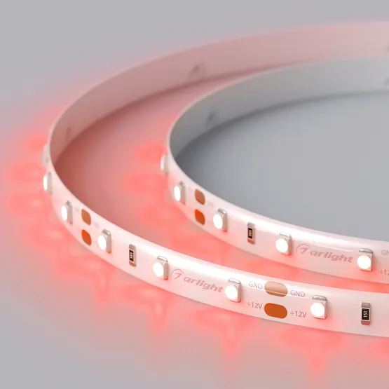 Фото #3 товара Светодиодная лента RTW 2-5000SE 12V Red (3528, 300 LED, LUX) (Arlight, 4.8 Вт/м, IP65)