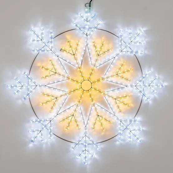 Фото #2 товара Фигура светодиодная ARD-SNOWFLAKE-M12-900x900-576LED White/Warm (230V, 36W) (Ardecoled, IP65, 1 год)