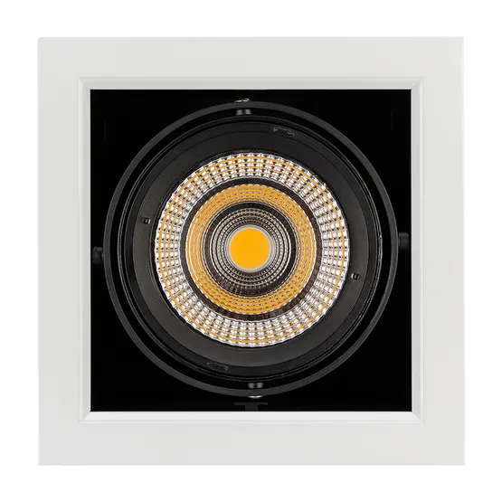 Фото #3 товара Светильник CL-KARDAN-S190x190-25W Warm3000 (WH-BK, 30 deg) (Arlight, IP20 Металл, 3 года)