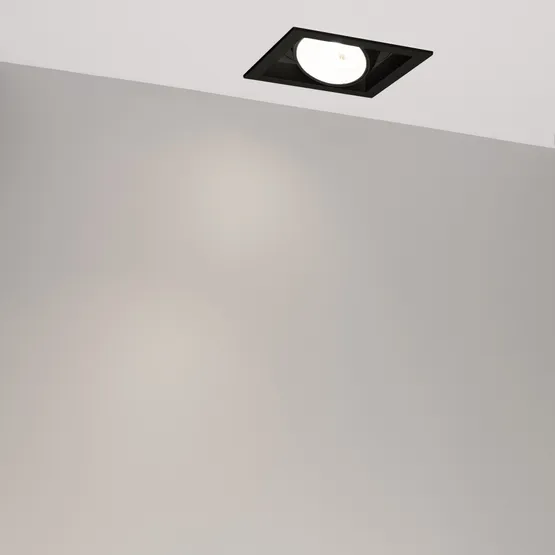 Фото #2 товара Светильник MS-VORTEX-BUILT-S140x140-30W Day4000 (BK-BK, 17 deg, 230V) (Arlight, IP20 Металл, 5 лет)