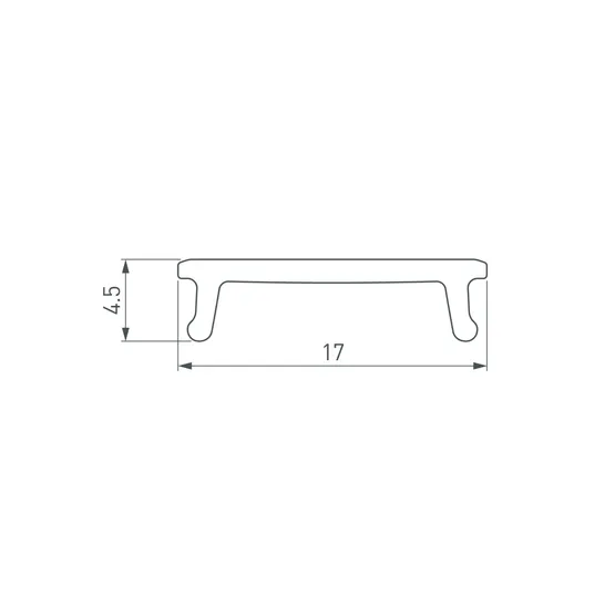 Фото #2 товара Экран CEIL-S14-SHADOW-2000 FLAT OPAL (Arlight, Пластик)