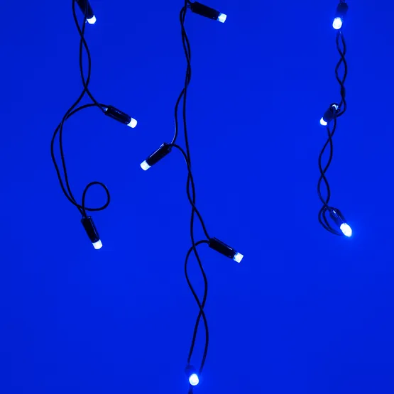 Фото #4 товара Светодиодная гирлянда ARD-EDGE-CLASSIC-2400x600-BLACK-88LED-STD BLUE (230V, 6W) (Ardecoled, IP65, 1 год)