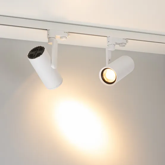 Фото #5 товара Светильник LGD-URANUS-4TR-R75-18W/25W Warm3500-MIX (WH, 20-50 deg, side holder, 230V) (Arlight, IP20 Металл, 5 лет)