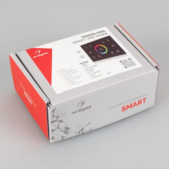 Фото #3 товара Панель Sens SMART-P85-RGBW Black (230V, 4 зоны, 2.4G) (Arlight, IP20 Пластик, 5 лет)
