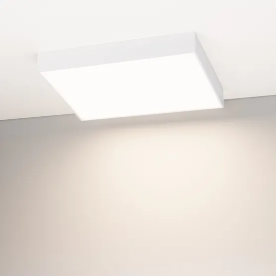 Фото #4 товара Светильник SP-QUADRO-S500x500-50W Day4000 (WH, 120 deg, 230V) (Arlight, IP40 Металл, 3 года)