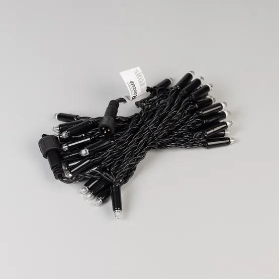 Фото #2 товара Светодиодная гирлянда ARD-STRING-CLASSIC-6000-BLACK-40LED-LIVE RGB-SPI (12V, 26W) (Ardecoled, IP65, 1 год)