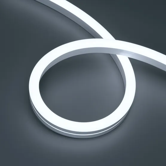 Фото #1 товара Светодиодная лента герметичная HALO-SIDE-A160-15x25mm 24V White6000 (10 W/m, IP67, 5m, wire x1) (Arlight, Силикон, 3 года)