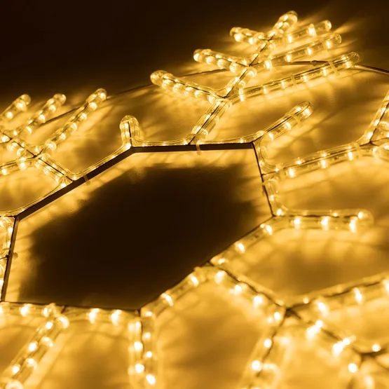 Фото #4 товара Фигура светодиодная ARD-SNOWFLAKE-M10-1000x900-504LED Warm (230V, 31W) (Ardecoled, IP65, 1 год)