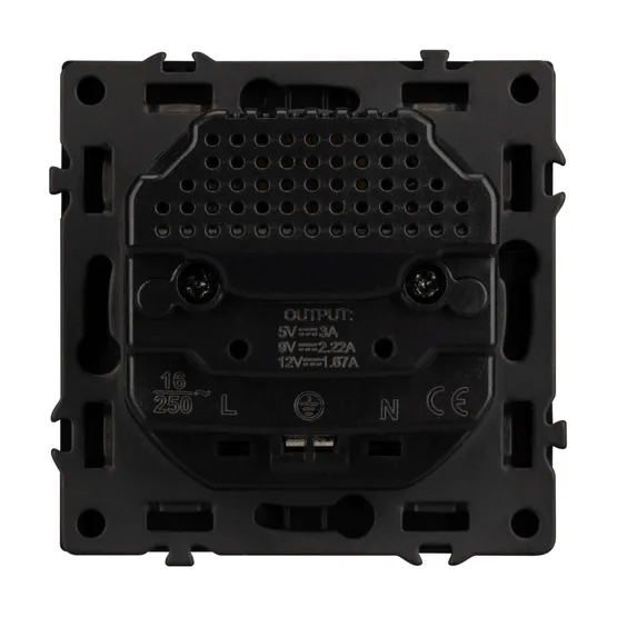 Фото #4 товара ARL NOBE Розетка зк со шторками с USB тип А+С софт-тач серый базальт SCT-MUAC-SFPL-GR (250V, 16A) (Arlight, -)