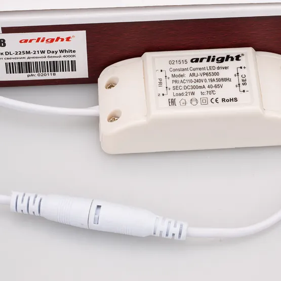 Фото #6 товара Светильник DL-225M-21W Day White (Arlight, IP40 Металл, 3 года)