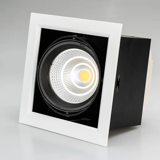 Фото #5 товара Светильник CL-KARDAN-S190x190-25W White6000 (WH-BK, 30 deg) (Arlight, IP20 Металл, 3 года)
