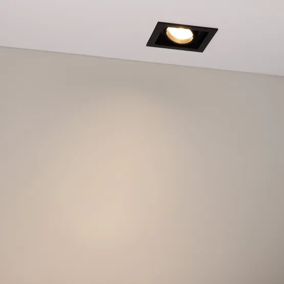 Фото #4 товара Светильник MS-VORTEX-BUILT-S90x90-12W Warm3000 (BK-BK, 40 deg, 230V) (Arlight, IP20 Металл, 5 лет)