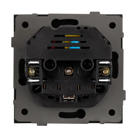 Фото #3 товара Механизм розетки с USB зарядкой SCT-TENDO-MUAC-SFPL-BK (230V, 16A) (Arlight, Матовый черный)
