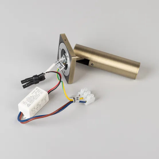 Фото #2 товара Светильник SP-READER-NB-S60x60-3W Warm2700 (BR, 20 deg, 230V) (Arlight, IP20 Металл, 3 года)