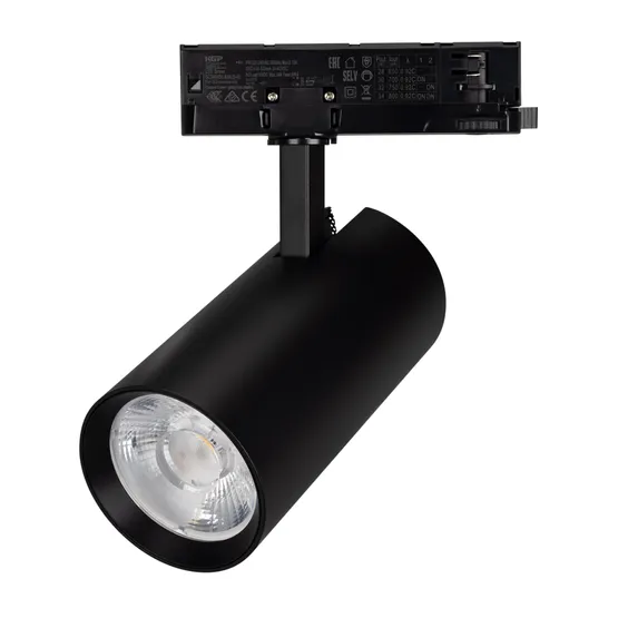 Фото #1 товара Светильник LGD-GERA-4TR-R90-30W Cool SP7500-Fish (Черный, 55 deg, 230V) (Arlight, IP20 Металл, 5 лет)