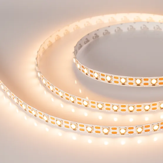Фото #2 товара Светодиодная лента RT 2-5000 12V Cx1 Warm3000 2x (5060, 360 LED, CRI98) (Arlight, 16.8 Вт/м, IP20)