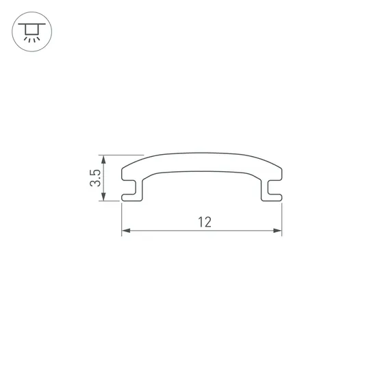 Фото #2 товара Экран STRETCH-SHADOW-200m OPAL-PVC (A2-CONTOUR-PRO) (Arlight, -)
