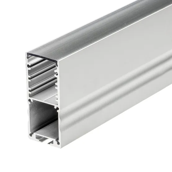 Фото #1 товара Профиль с экраном ALU-POWER-S30-2000 ANOD+CLEAR-P (Arlight, Алюминий)