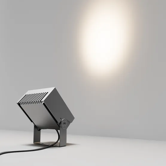 Фото #3 товара Светильник ALT-BLOCK-S185x185-36W Warm3000 (GR, 60 deg, 230V) (Arlight, IP66 Металл, 3 года)
