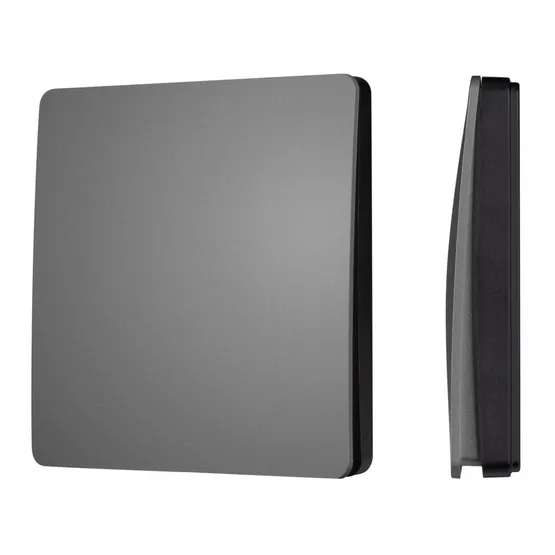 Фото #1 товара INTELLIGENT ARLIGHT Кнопочная панель KINETIC-801-22-1G-WP-SUF Grey (No battery, IP67, 433Mhz) (IARL, IP67 Пластик, 3 года)