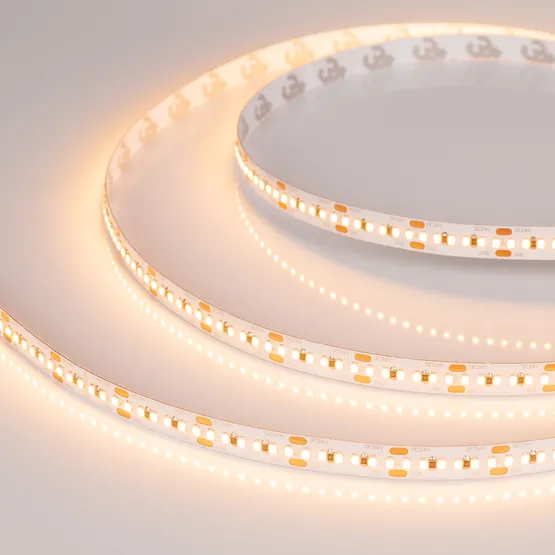Фото #3 товара Светодиодная лента MICROLED-5000 24V Warm2700 8mm (2216, 300 LED/m, LUX) (Arlight, 8 Вт/м, IP20)