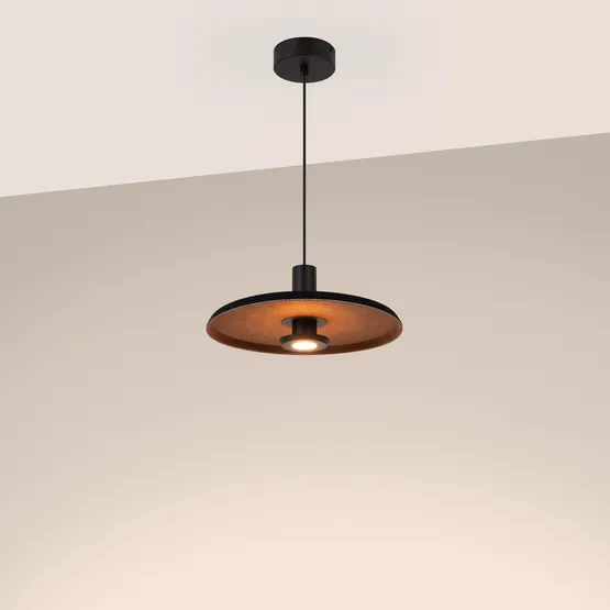 Фото #2 товара Светильник SP-KOTARO-R350-12W Warm3000 (BK-CF, 36 deg, 230V, TRIAC) (Arlight, IP20 Фетр, 3 года)