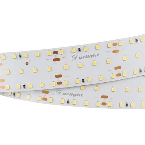 Фото #1 товара Светодиодная лента S2-2500 24V White 6000K 34mm (2835, 280 LED/m, LUX) (Arlight, 25 Вт/м, IP20)