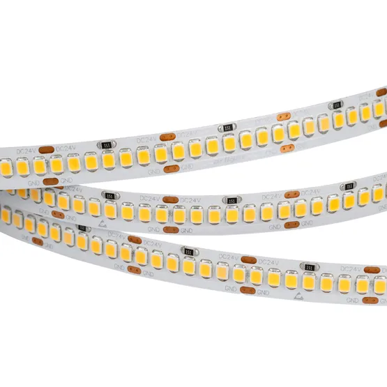 Фото #4 товара Светодиодная лента RT 2-5000 24V White5500 10mm (2835, 252 LED/m, LUX) (Arlight, 10 Вт/м, IP20)