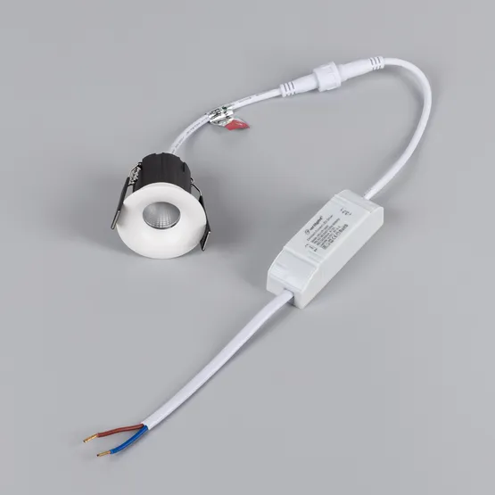 Фото #3 товара Светильник MS-FOGGY-BUILT-R45-5W Warm3000 (WH, 36 deg, 230V) (Arlight, IP54 Металл, 5 лет)