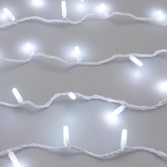 Фото #2 товара Светодиодная гирлянда ARD-STRING-CLASSIC-20000-WHITE-200LED-MILK-SYNC RGB (230V, 13W, RF ПДУ, 3000) (Ardecoled, IP65)