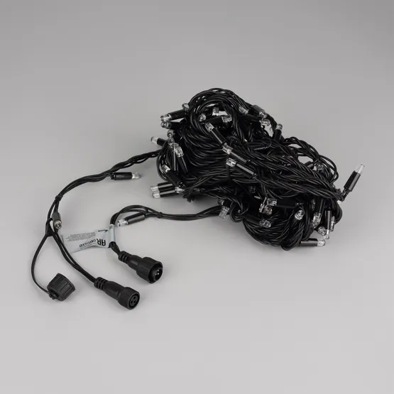 Фото #4 товара Светодиодная гирлянда ARD-STRING-CLASSIC-10000-BLACK-100LED-LIVE RGB (230V, 7W) (Ardecoled, IP65, 1 год)
