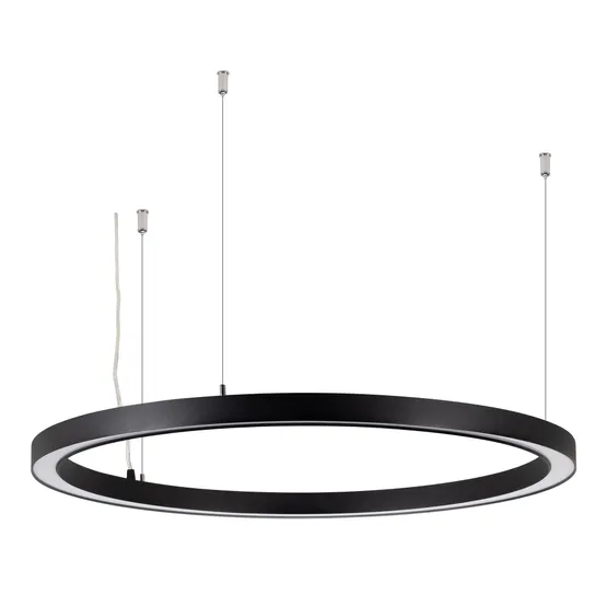 Фото #1 товара Светильник SP-CIRCLE-HANG-O3535-D1000-60W Day4000 (RAL9005, 120 deg, 230V) IP40 LED (Arlight, Алюминий)