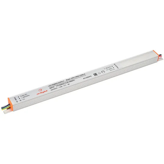 Фото товара Блок питания ARV-12036-LONG-A (12V, 3A, 36W) (Arlight, IP20 Металл, 2 года)