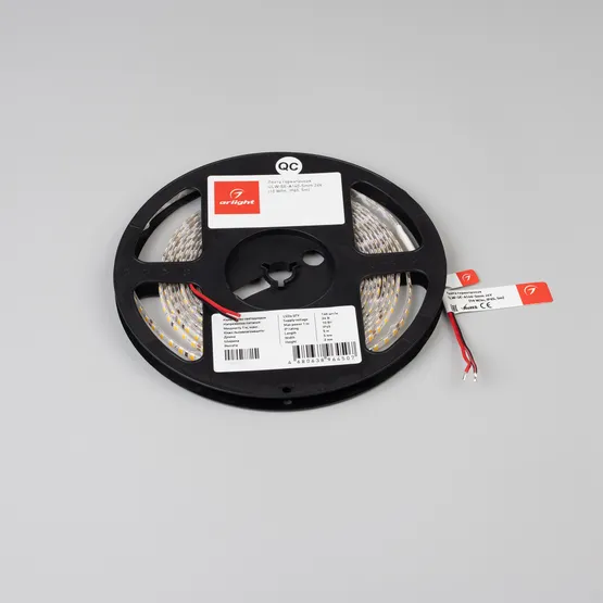 Фото #2 товара Светодиодная лента герметичная ULW-SE-A140-5mm 24V Warm2700 (10 W/m, IP65, 5m) (Arlight, CRI>90)