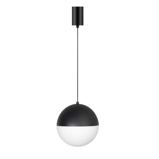 Фото #1 товара Светильник SP-EMISFERO-R200-16W Warm3000 (BK, 180 deg, 230V) (Arlight, IP20 Металл, 3 года)