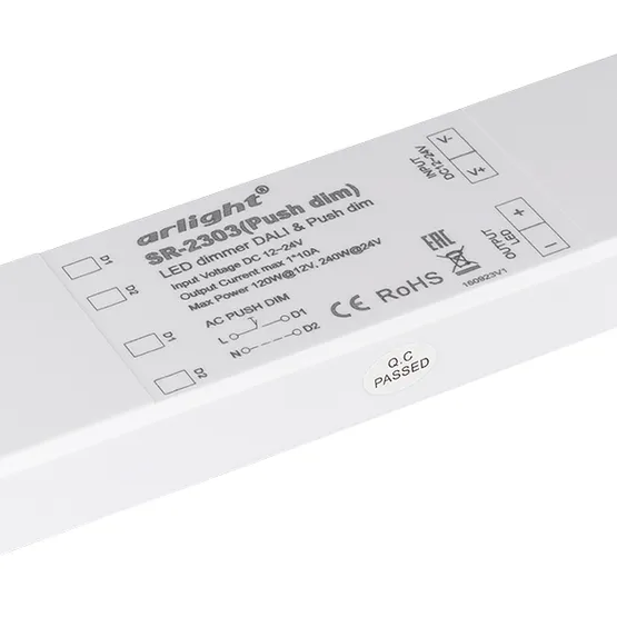 Фото товара Диммер DALI SR-2303S-PD (12-24V, 120-240W, 1 адрес) (Arlight, -)