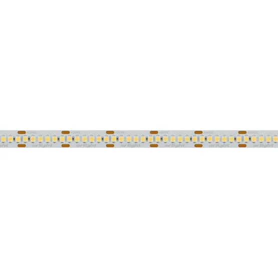 Фото #3 товара Светодиодная лента RT-A240-10mm 24V Warm2400 (19.2 W/m, IP20, 3528, 5m) (Arlight, Открытый)