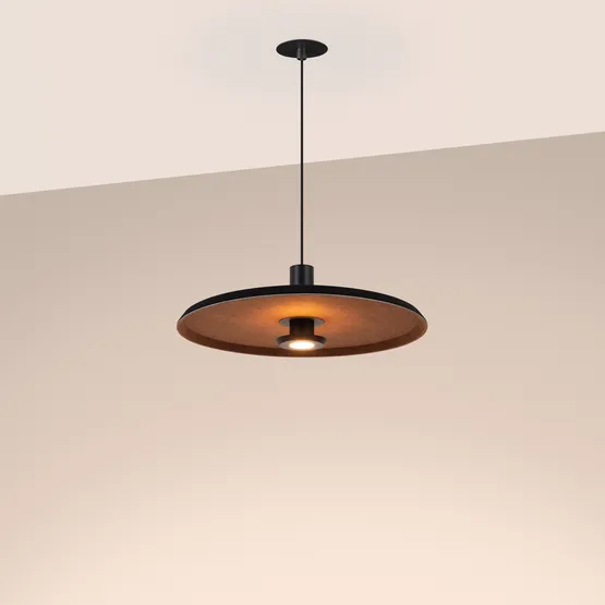 Фото #4 товара Светильник SP-KOTARO-R450-12W Warm2700 (BK-CF, 36 deg, 230V, TRIAC) (Arlight, IP20 Фетр, 3 года)