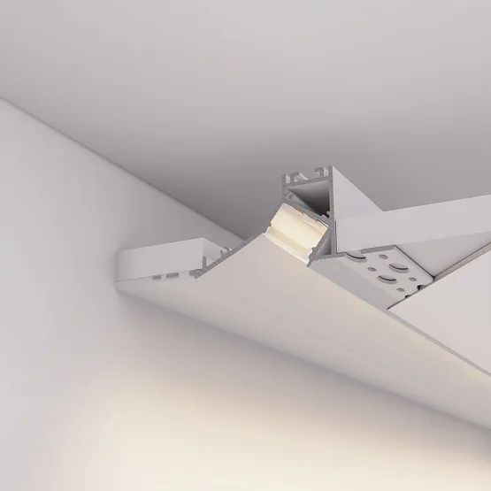 Фото #5 товара Профиль FANTOM-W45-BEVEL-2000 WHITE (Arlight, Алюминий)
